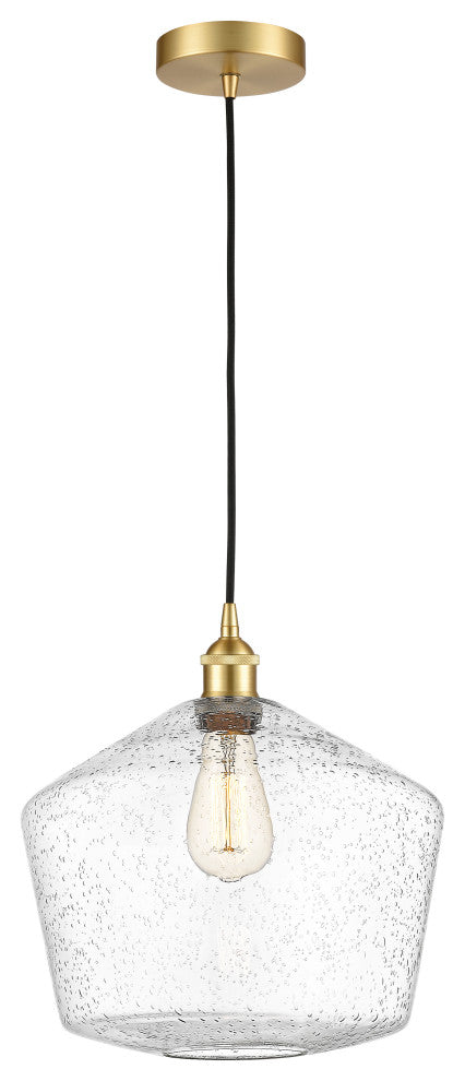 Innovations 616-1P-SG-G654-12 1-Light Mini Pendant, Satin Gold