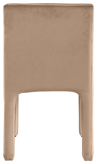 Kai Upholstered Dining Chair, Beige, Velvet, Set of 2