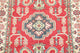 Hand Made Kazak Oriental Traditional Pakistani Area Rug, Red, 4'11"x3'3
