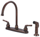 Accent Two Handle Kitchen Faucet, Oil Rubbed Bronze