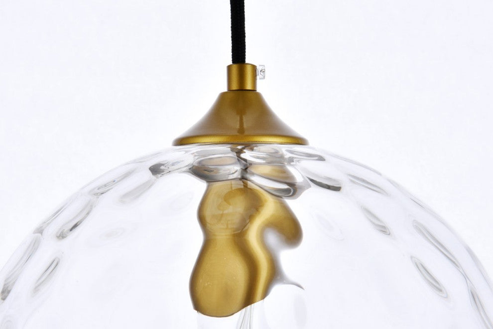 Constance 10" Light Brass Pendant