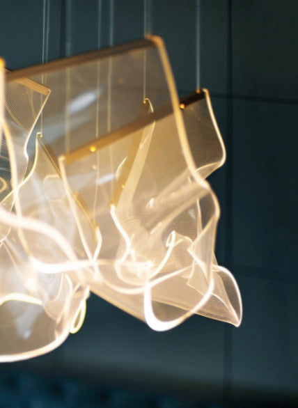 Luxury Modern Led Light Chandelier For Staircase, Gold, 16 Lights, Cool Glow