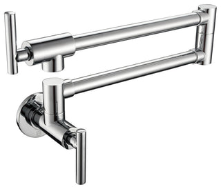 Elegant Lighting FAK-312 Gabriel 1.8 GPM Wall Mounted 1 Hole Pot - Chrome