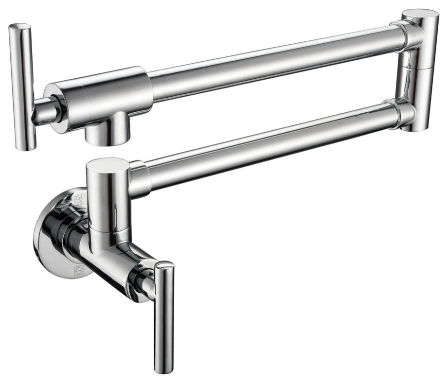 Elegant Lighting FAK-312 Gabriel 1.8 GPM Wall Mounted 1 Hole Pot - Chrome