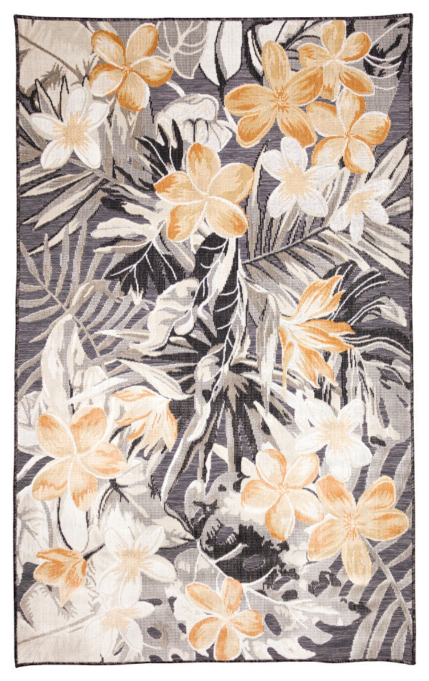 Canyon Paradise Indoor/Outdoor Rug, Charcoal, 1'10"x4'11"