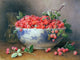 Raspberries Accent Tile Mural Kitchen Bathroom Wall Backsplash, 6"x8", Matte