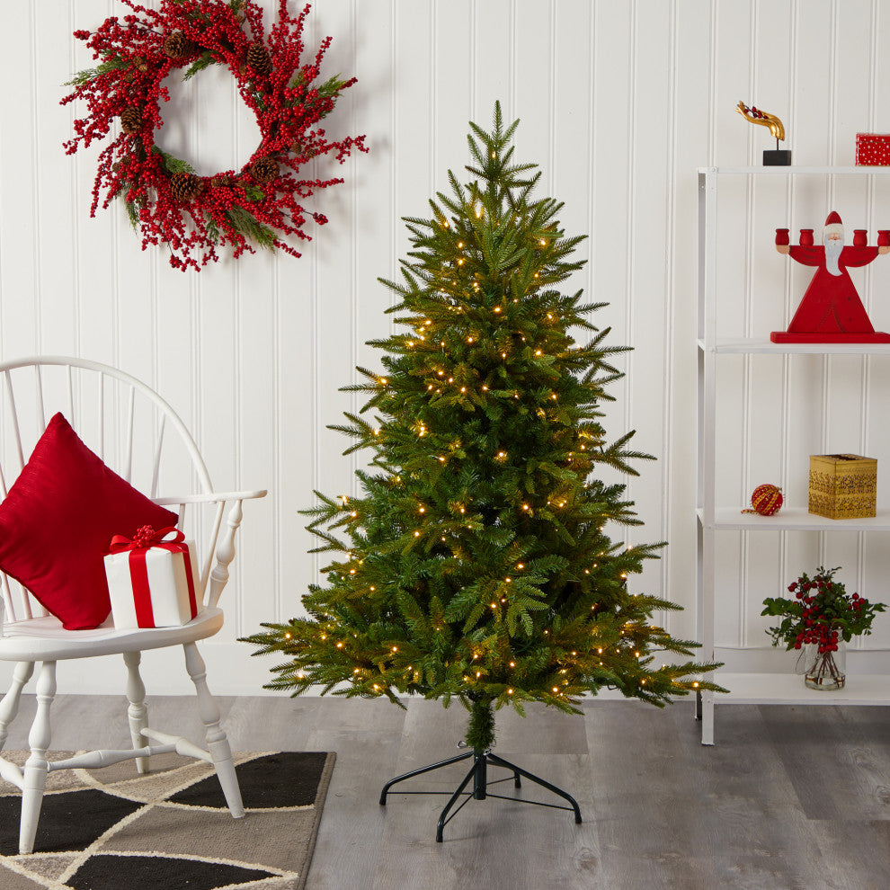 5ï¿½ Colorado Mountain Fir ï¿½Natural Lookï¿½ Christmas Tree / 250 Clear LED Lights
