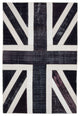 Rug N Carpet - Hand-knotted Anatolian 6' 8'' x 9' 10'' Flag Patchwork Rug