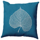 Leaf Study Indoor/Outdoor Throw Pillow, Unreal Teal, 20"x20"