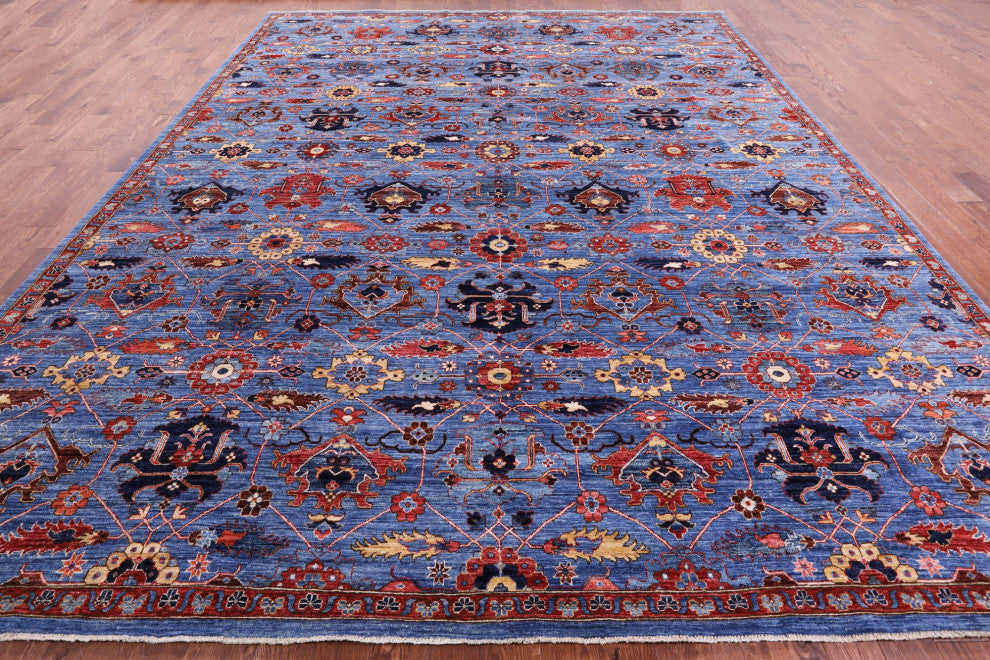 Persian Fine Serapi Handmade Wool Rug 11' 9" X 14' 8" - Q12890