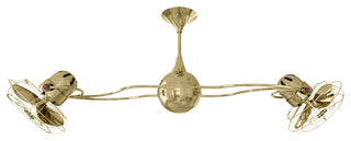 Italo Ventania Rotational Ceiling Fan, Polished Brass
