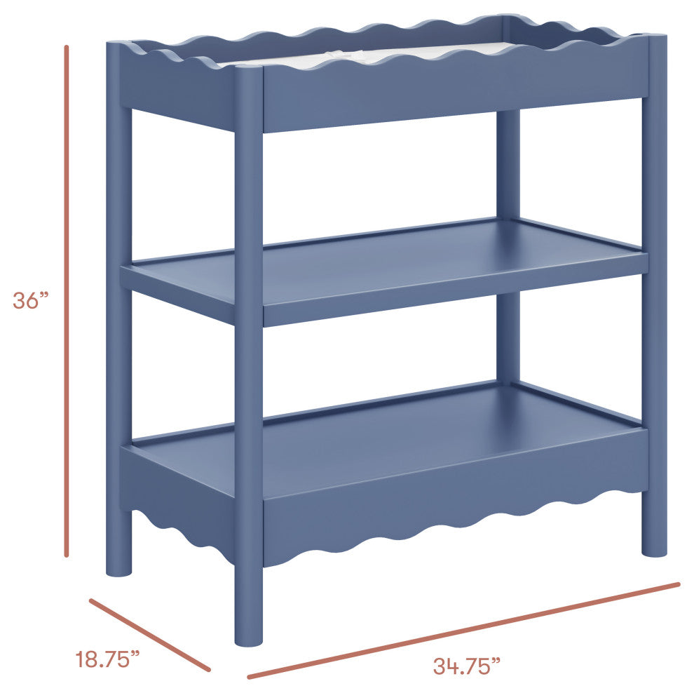 Swell Changing Table, Cove Blue