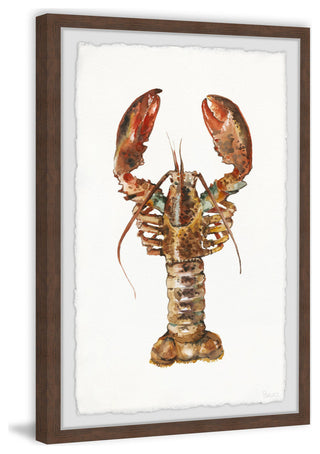 "Mighty Lobster" Framed Painting Print, 24"x36"