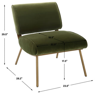 Uttermost Knoll Mid-Century Accent Chair