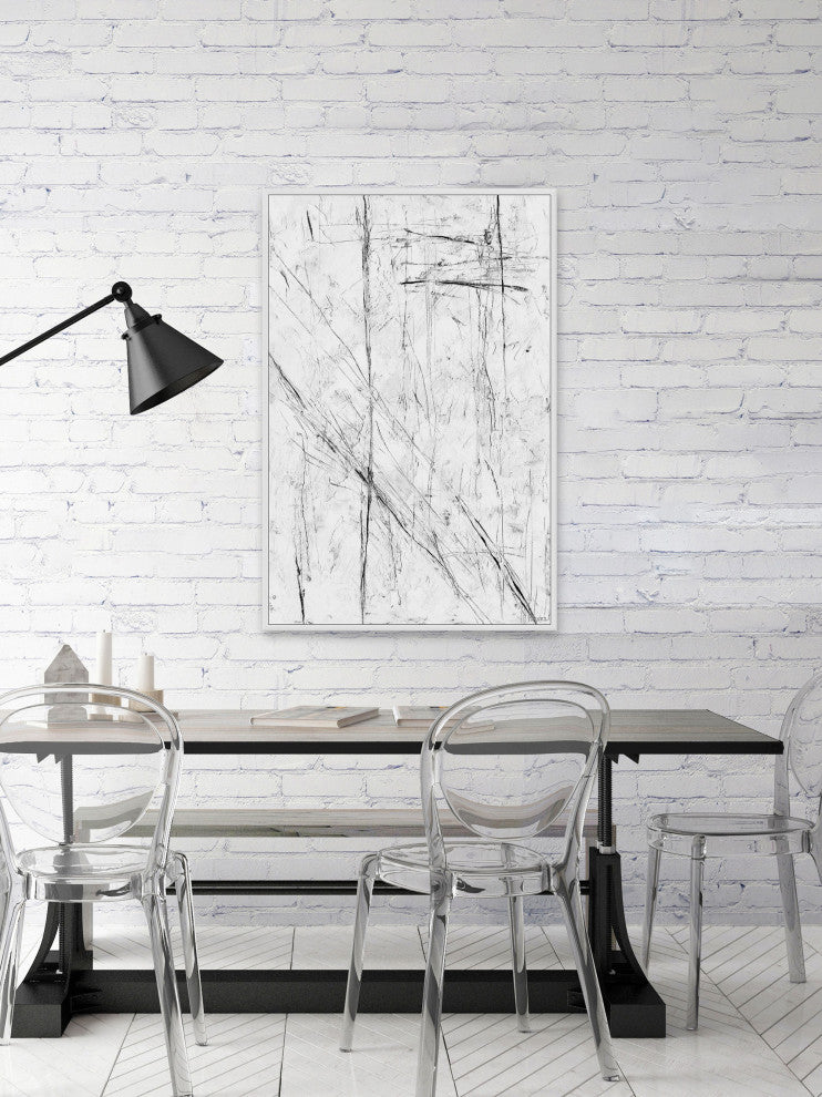 "Irresistible Desire" Floater Framed Painting Print on Canvas, 30x45