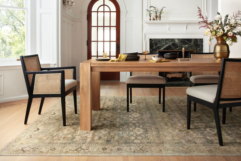 Margot Oriental Antique/Sage Area Rug, 2'6"x7'6"