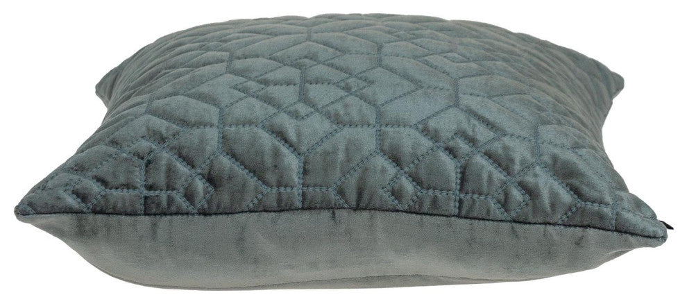 Parkland Collection Sora Gray/Charcoal Throw Pillow, Square