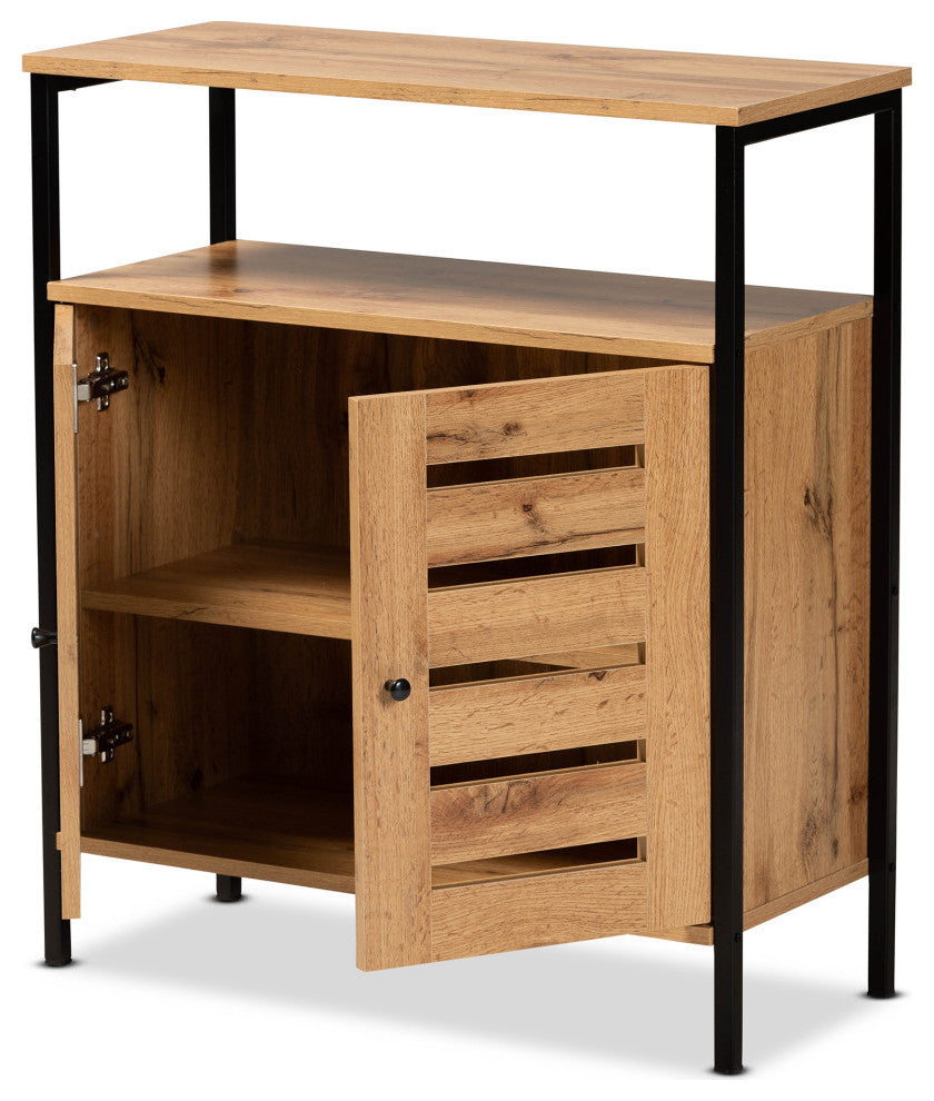 Kami Modern Shoe Cabinet, Black