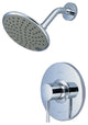 Motegi Single Handle Shower Trim Set, Polished Chrome