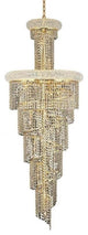 Elegant Lighting Spiral 22" 22 Light Royal Crystal Chandelier