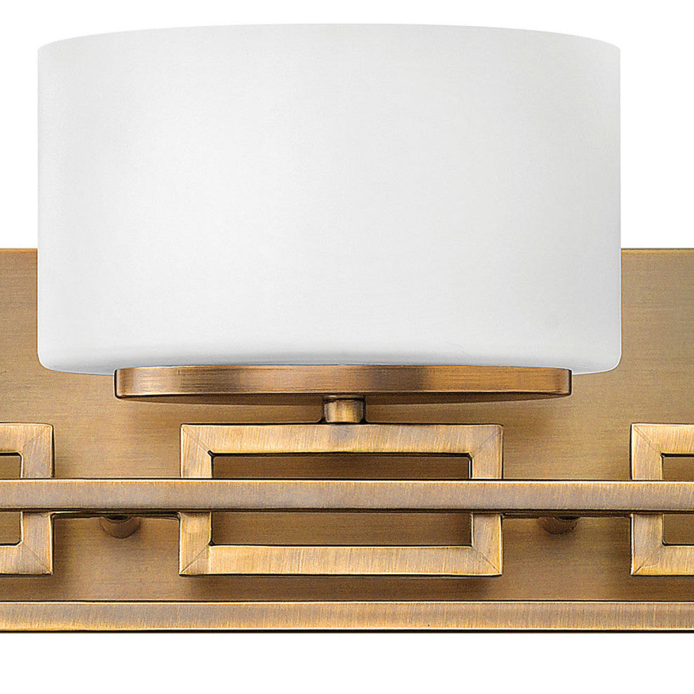 Hinkley Lanza Medium Three Light Vanity, Brushed Bronze