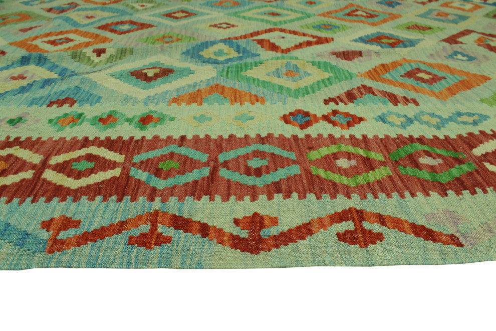 Sangat Kilim Bentleig Lt. Green Rug