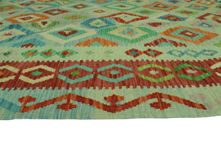 Sangat Kilim Bentleig Lt. Green Rug