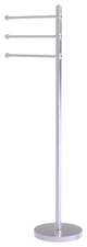 49" Towel Stand with 3 Pivoting Arms, Satin Chrome