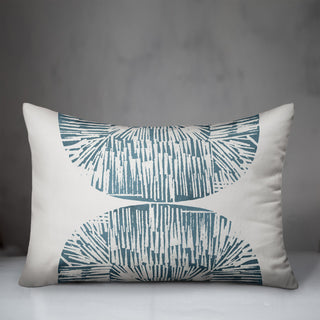Abstract Shell Shape 14x20 Spun Poly Pillow