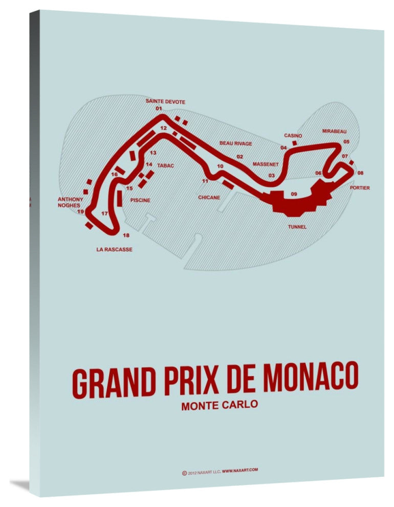 "Monaco Grand Prix 3" Fine Art Print
