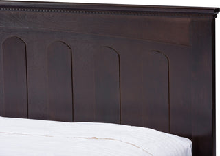 Spuma Cappuccino Wood Contemporary Full-Size Bed