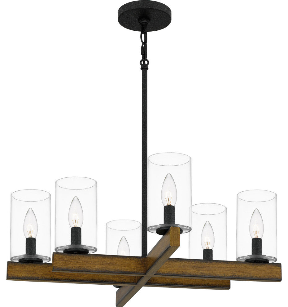 Quoizel WRN5024NI 6-Light Chandelier, Warrington