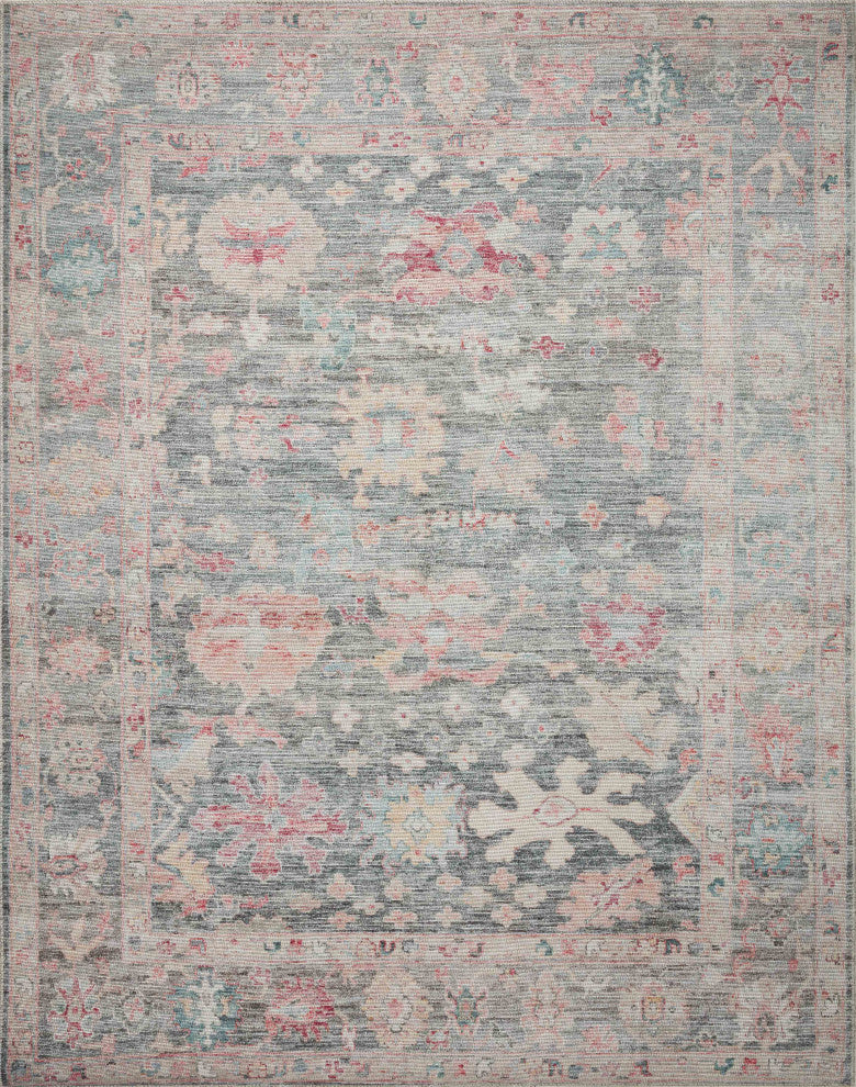 Loloi II Elysium Graphite / Multi 5'-0" x 7'-6" Area Rug