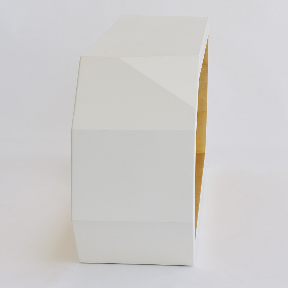 Facet Console, Gold Leaf