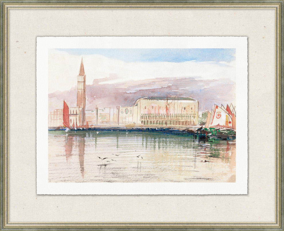 View From The Lagoon 1, Giclee Reproduction Artwork
