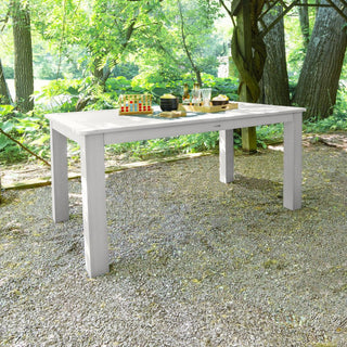 Rectangle Counter-Height Dining Table, White