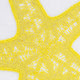 Yellow Decorative Pillow Covers 24"x24" Cotton, Yellow Starfish