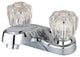 Kingston Brass 4" Centerset Bathroom Faucet, Polished Chrome