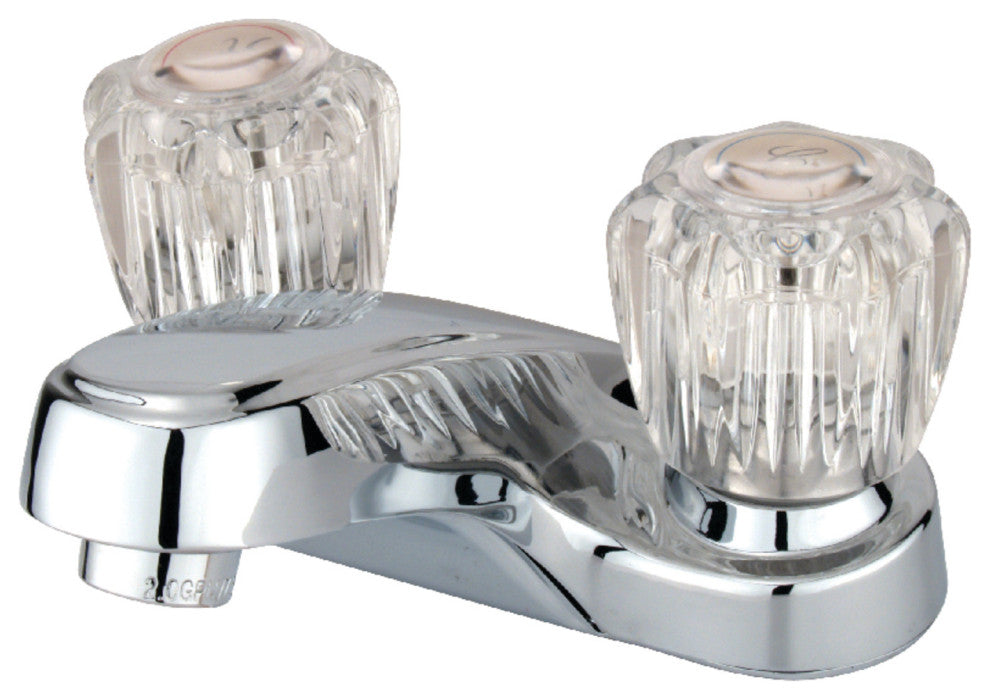 Kingston Brass 4" Centerset Bathroom Faucet, Polished Chrome