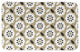 Mod Gold Flower 34x21 Bath Mat