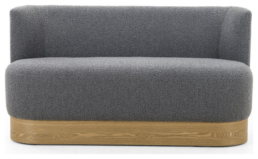 Krista Dining Bench-Knoll Charcoal