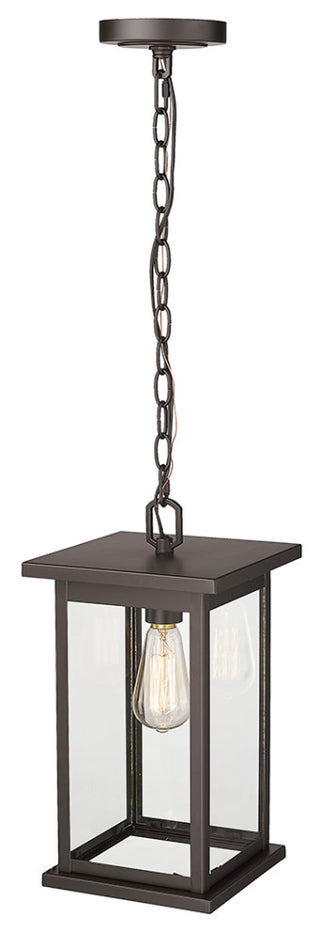 1 Light 8.5" Powder Coat Bronze Outdoor