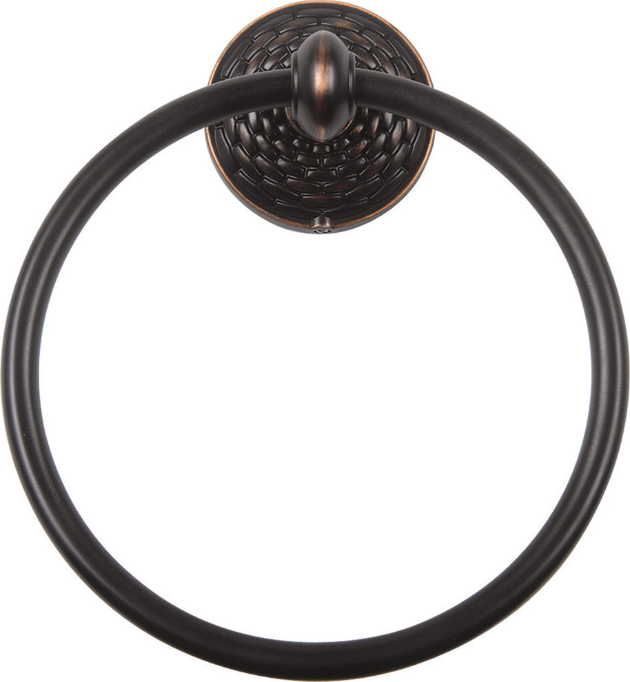 Atlas Homewares Mandalay Towel Ring, Venetian Bronze