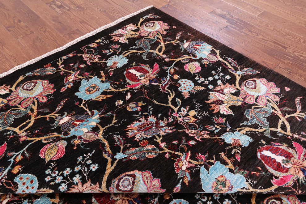 Persian Tabriz Hand-Knotted Wool Rug 6' 9" X 9' 10" - Q12749