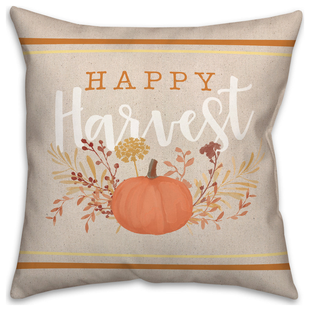 Happy Harvest 18x18 Indoor/Outdoor Pillow