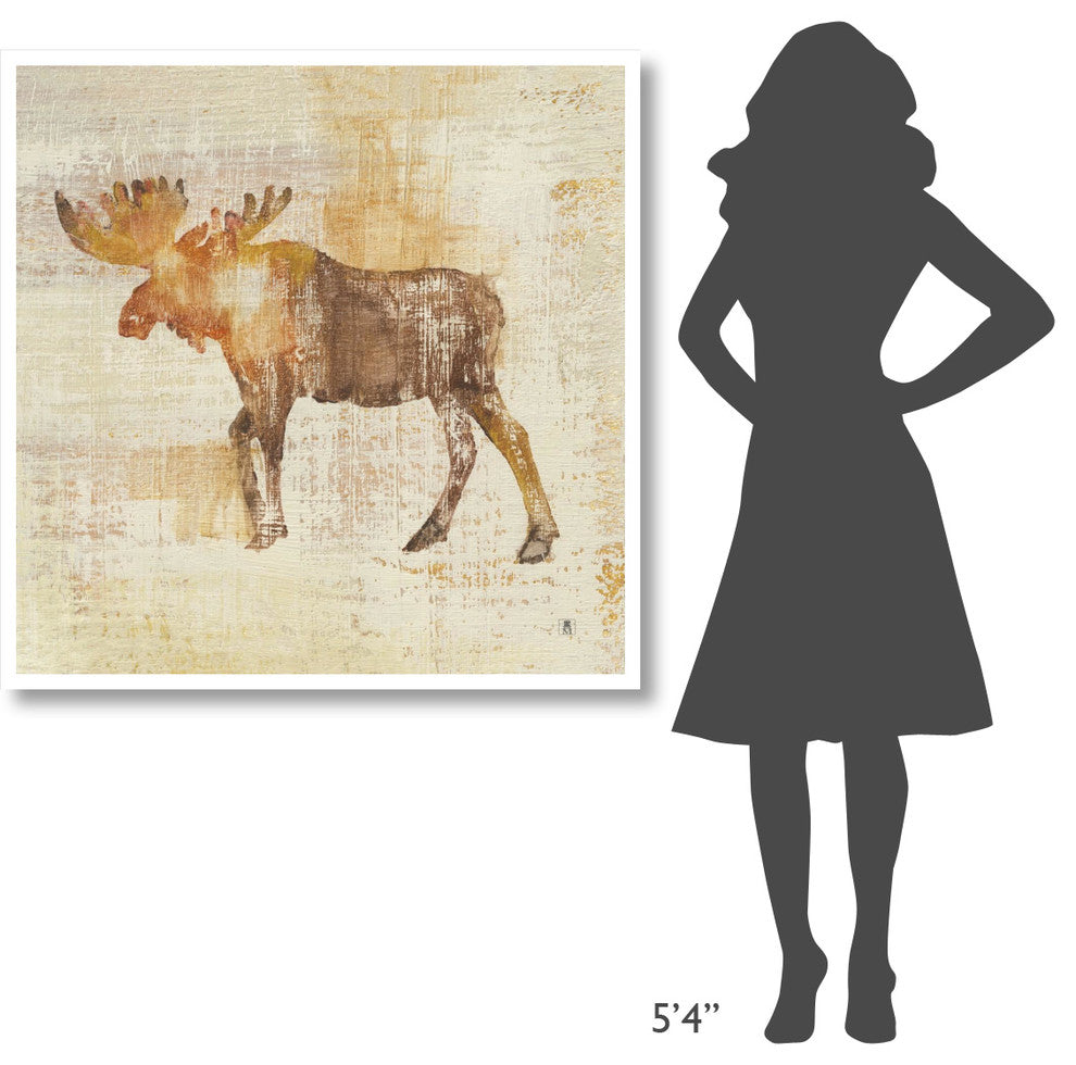 "Moose Study" Digital Paper Print by Studio Mousseau, 42"x42"