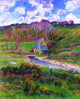 Henri Moret Bretons on The Banks of a River Premium Canvas Print