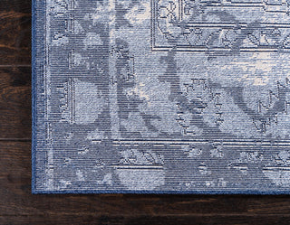 Rug Unique Loom La Jolla Blue Runner 2' 7 x 10' 0