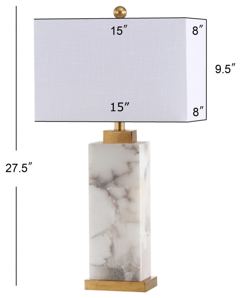 Elizabeth Alabaster LED Table Lamp