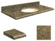 Quartz 25"x19" Vanity Top, Biscuit Bowl, Rapture, Single Hole